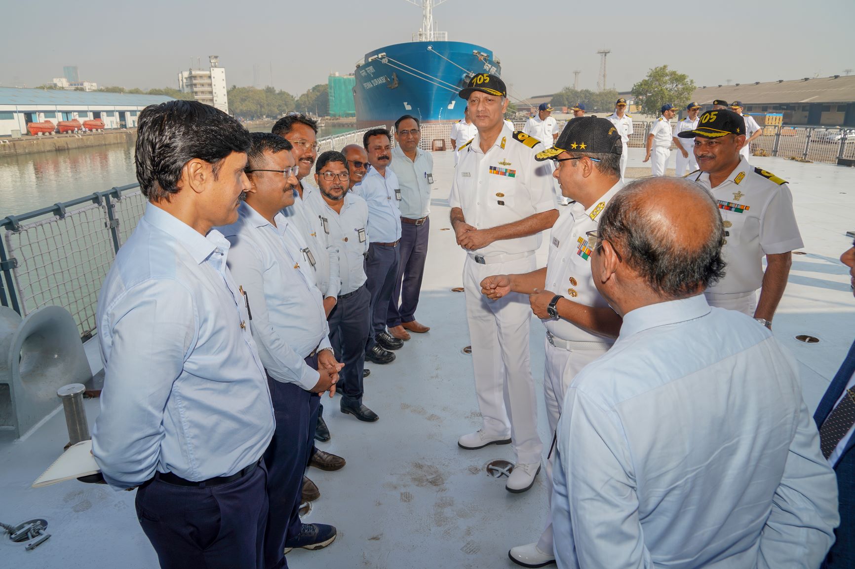 Delivery Of Second Destroyer Of P15B Class 'Mormugao' To Indian Navy -24th Nov 2022123 - Image 2
